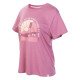 Tricou dama din bumbac HI-TEC Lady Elina - Bordeaux