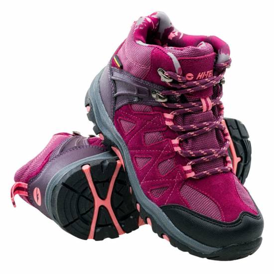 Ghete pentru copii HI-TEC Kaori Mid WP Jr, Violet